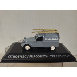CITROEN 2CV FURGONETA TELEFONICA FURGONETAS ANTAÑO 1:43 ALTAYA IXO