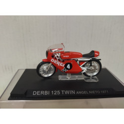 DERBI 125 TWIN 1971 ANGEL NIETO 1971 MOTO/BIKE 1:24 ALTAYA IXO