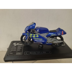 HONDA 125 RS EMILIO ALZAMORA MOTO/BIKE 1:18 MAJORETTE NO BOX