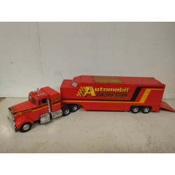 RACING CAR TRANSPORTER STTUTGART CAMION/TRUCK apx 1:64 MAISTO NO BOX