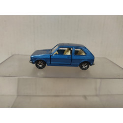 VOLKSWAGEN GOLF 1 GLE BLUE 1:56/apx 1:64 TOMICA F5 WEST GERMANY BOX