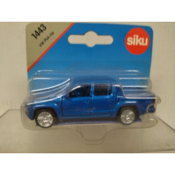 VOLKSWAGEN AMAROK PICKUP BLUE 1:55/apx 1:64 SIKU 1443 BOX