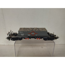 VAGON ABIERTO TRANSFESA 1:87 H0 ELECTROTREN 5127 SUCIO