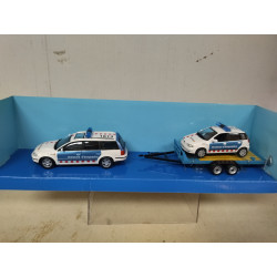 VOLKSWAGEN PASSAT FAMILIAR + FIAT PUNTO MOSSOS D´ESQUADRA 1:43 CARARAMA