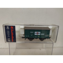 VAGON CERRADO VERMUT MARTINI 1:87 H0 ELECTROTREN 1957 SUCIO