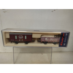 2 X VAGONES MABAR GASEOSAS MALLORCA 1:87 H0 ELECTROTREN 1986 SUCIO