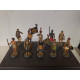 LOTE X 10 SOLDADOS PLOMO ALMIRALL apx 1:32 USADOS Y SUCIOS/USED AND DIRTY