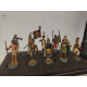 LOTE X 10 SOLDADOS PLOMO ALMIRALL apx 1:32 USADOS Y SUCIOS/USED AND DIRTY
