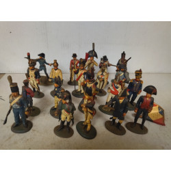 LOTE X 20 SOLDADOS PLOMO VARIADOS 1:32 USADOS Y SUCIOS/USED AND DIRTY