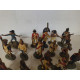 LOTE X 20 SOLDADOS PLOMO VARIADOS 1:32 USADOS Y SUCIOS/USED AND DIRTY