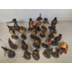 LOTE X 20 SOLDADOS PLOMO VARIADOS 1:32 USADOS Y SUCIOS/USED AND DIRTY