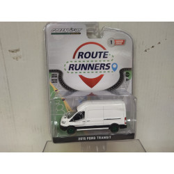 FORD TRANSIT 2015 WHITE 1:64 GREENLIGHT GREENMACHINE