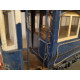 MAQUETA TRANVIA AZUL BARCELONA DE MADERA apx 1:24/medidas 35 x 15 x 10