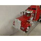 KENWORTH W900 RED 6X4 CAMION/TRUCK 1:32 NEW RAY NO BOX DEFECT/TUBO ESCAPE
