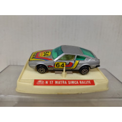 MATRA SIMCA BAGHEERA RALLYE n64 SILVER (2) 1:64 GUISVAL BOX
