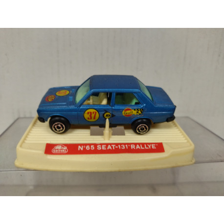 SEAT 131 RALLYE n37 AZUL 1:64 GUISVAL BOX