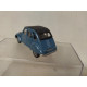 CITROEN 2CV6 BLUE 1:43 SOLIDO NO BOX