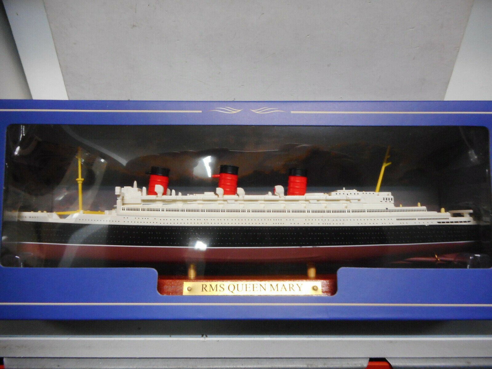 queen mary Lot of 4 liners france united states 1:1250 boat lusitania 