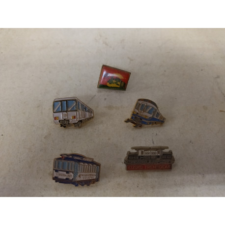 LOTE X 5 PIN TREN/FERROCARIL (3) SIN CIERRE