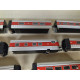 TREN TALGO III RED/SILVER SET X 8 UNIDADES 1:87 H0 ELECTROTREN ALTAYA NO BOX