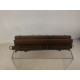 VAGON PLATAFORMA MADERA 1:87 H0 IBERTREN SUCIO/DESGUACE