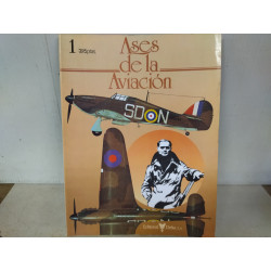 ASES DE LA AVIACION n1 (CASTELLANO) 48 PAGINAS ED.DELTA 1984