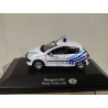 PEUGEOT 206 2002 POLITIE POLICE BELGIUM 1:43 FABBRI BLISTER OPEN