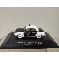 RENAULT DAUPHINE 1962 POLICE PIE FRANCE 1:43 FABBRI BLISTER OPEN