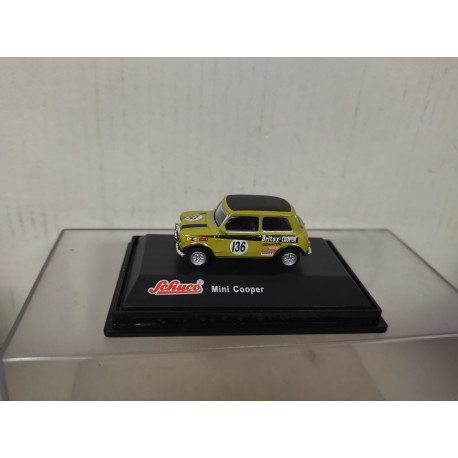 MINI COOPER RALLY 136 GREEN 1:72 SCHUCO JUNIOR LINE