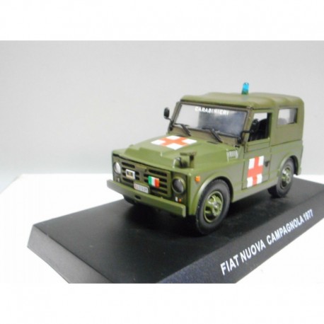 FIAT NUOVA CAMPAGNOLA AMBULANCIA TELONATO CARABINIERI CENTAURIA 1:43