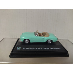 MERCEDES-BENZ W121 190SL GREEN ROADSTER 1:72 CARARAMA HONGWELL
