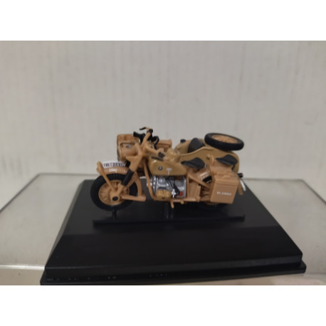 BMW R75 SIDECAR DAK AFRIKA KORPS MOTO/BIKE 1:43 HONGWELL CARARAMA