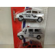 SET 4 X MODELOS EMERGENCIA/AMBULANCIA apx 1:64 SPEED RACER