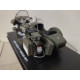 MOTO GUZZI V7 SIDECAR 1971 POLICIA STRADALE 1:24 DeAGOSTINI DEFECT/MALETA MAL