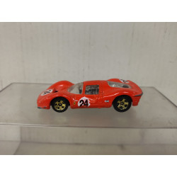 FERRARI 330 P4 RED n24 1:64 HOT WHEELS NO BOX
