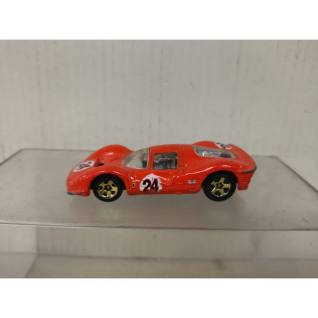 FERRARI 330 P4 RED n24 1:64 HOT WHEELS NO BOX