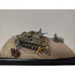 Sd.Kfz.141 PANZER III + SOLDADOS DIORAMA 1:72 ALTAYA TRANSFORMACION MANUAL