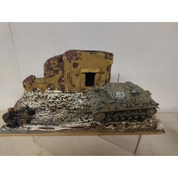 Sd.Kfz.173 JAGDPANTHER + DIORAMA (2) 1:72 ALTAYA TRANSFORMACION MANUAL