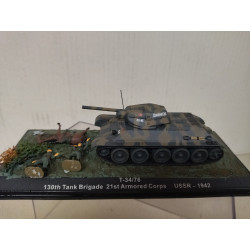 T-34/76 TANK + DIORAMA 1:72 ALTAYA TRANSFORMACION MANUAL