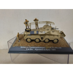 Sd.kfz.232 + SOLDADOS + DIORAMA 1:72 ALTAYA TRANSFORMACION MANUAL
