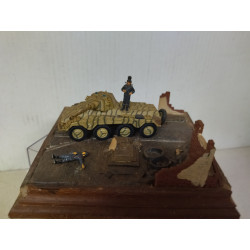 Sd.kfz.234 PUMA + SOLDADOS + DIORAMA 1:72 ALTAYA TRANSFORMACION MANUAL