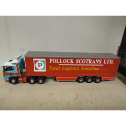 SCANIA 124L 400 TRAILER POLLOCK SCOTRANS LTD 1:50 CORGI NO BOX