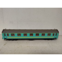 VAGON PASAJEROS RENFE 6511 VERDE 1:87 H0 NO BOX/SUCIO