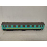VAGON PASAJEROS RENFE 6511 VERDE 1:87 H0 NO BOX/SUCIO