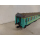 VAGON PASAJEROS RENFE 6511 VERDE 1:87 H0 NO BOX/SUCIO