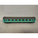 VAGON PASAJEROS RENFE 6511 VERDE 1:87 H0 NO BOX/SUCIO