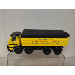 LEYLAND OCTOPUS LAD 8-WHEEL STEEL PEECH & TOZER 1:50 CORGI NO BOX DEFECT/NO RETRO