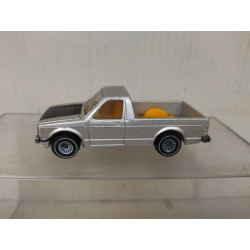 VOLKSWAGEN CADDY PICKUP TRUCK SILVER 1:55/apx 1:64 SIKU 1049 NO BOX