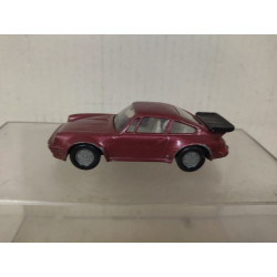 PORSCHE 911 TURBO DARK RED 1:55/apx 1:64 SIKU 1059 NO BOX