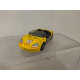 PORSCHE BOXSTER OPEN YELLOW/BLACK 1:55/apx 1:64 SIKU 849 NO BOX